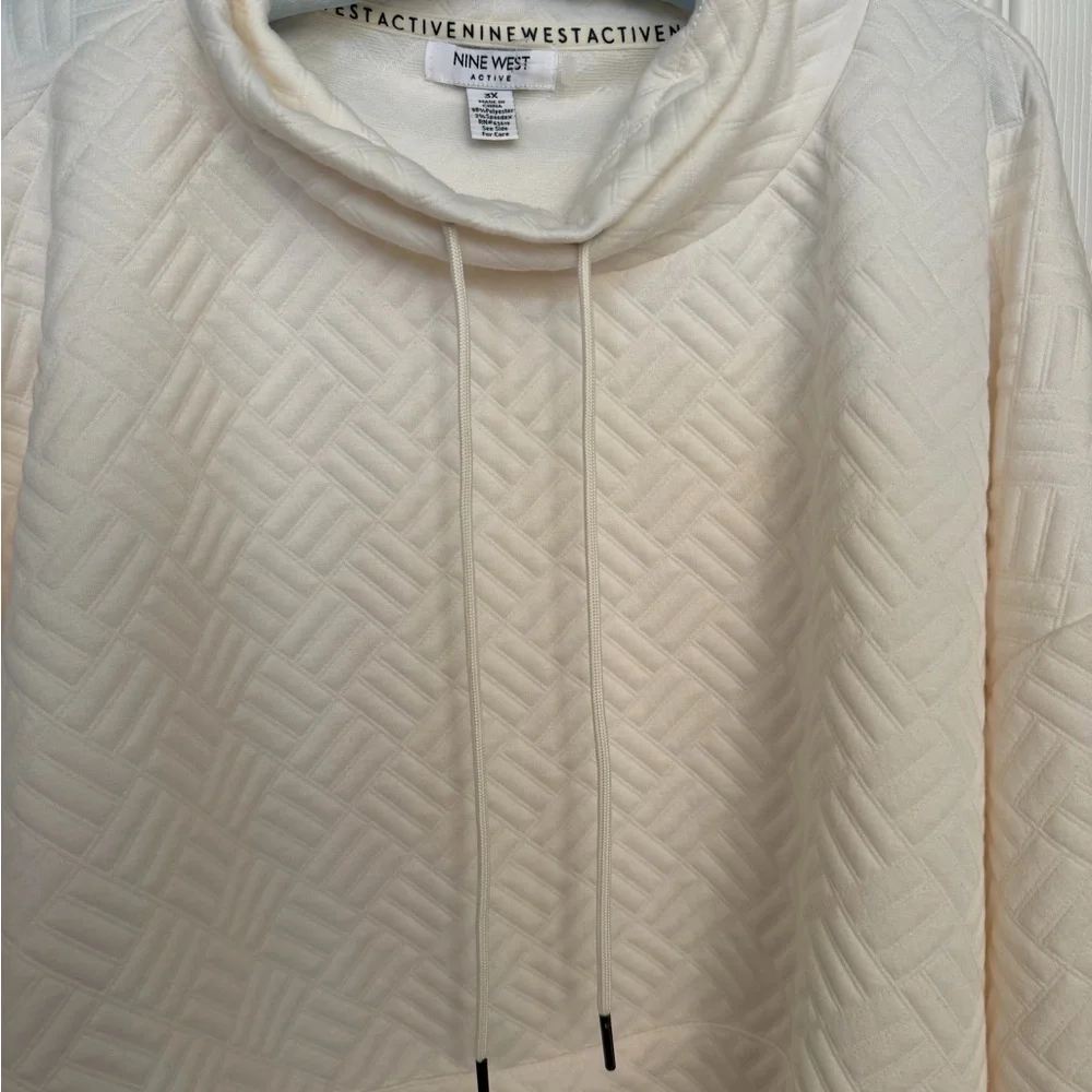 Nine West Cream Cowl Neck Sweater - Picture 3 of 7